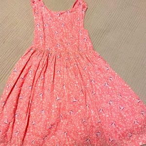 Mini Boden pink girl’s size 6/7 summer dress